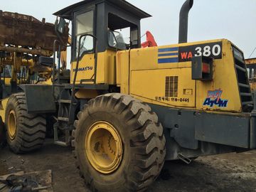 جودة  187hp Second Hand Wheel Loaders WA380-3 , Komatsu Compact Wheel Loader 3.2cbm مصنع