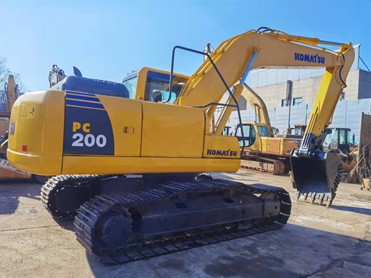 PC200 - 8 الزاحف الهيدروليكي يستخدم حفارة كوماتسو مع دلو 0.8m3