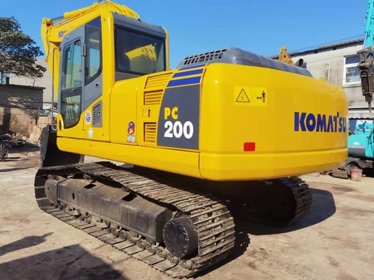 PC200 - 8 الزاحف الهيدروليكي يستخدم حفارة كوماتسو مع دلو 0.8m3