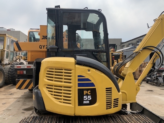 5160KG3 حفار هيدروليكي مستعمل كوماتسو حفارة 5 طن PC55MR-2