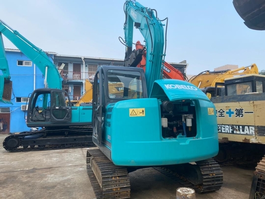 7t مستعمل SK75-8 حفار زاحف هيدروليكي مع 0.4m3 دلو 6850KG