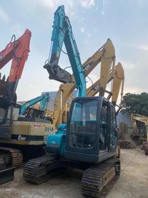 7t مستعمل SK75-8 حفار زاحف هيدروليكي مع 0.4m3 دلو 6850KG