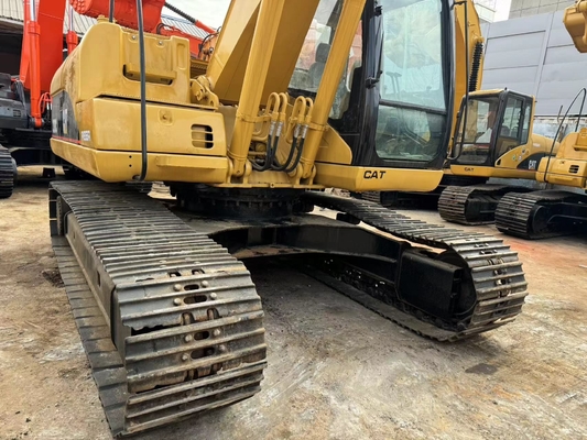 اليد الثانية CAT Caterpillar 320C الحفرة الهيدروليكية الزحفية آلات البناء 20 طن