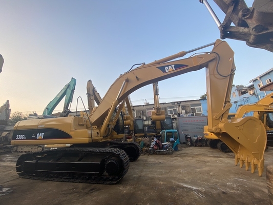 الحفرة اليابانية الأصلية Cat 330C المستخدمة ، حفرة السكة الحديدية Caterpillar مستعملة 30 طن