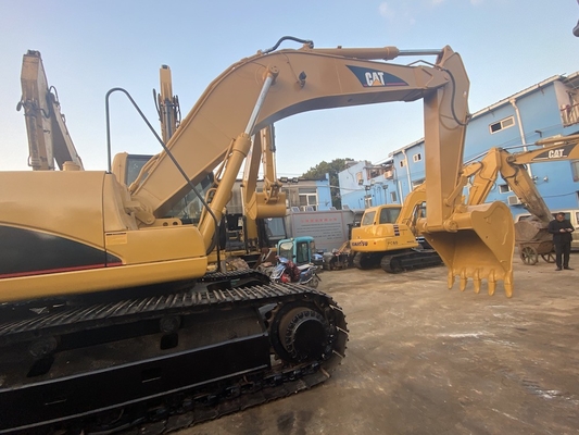 الحفرة اليابانية الأصلية Cat 330C المستخدمة ، حفرة السكة الحديدية Caterpillar مستعملة 30 طن