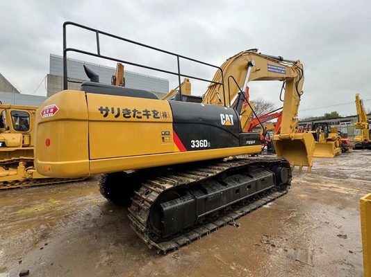 الحفرة اليابانية الأصلية Cat 336D المستخدمة ، حفرة السكة الحديدية Caterpillar مستعملة 36 طن