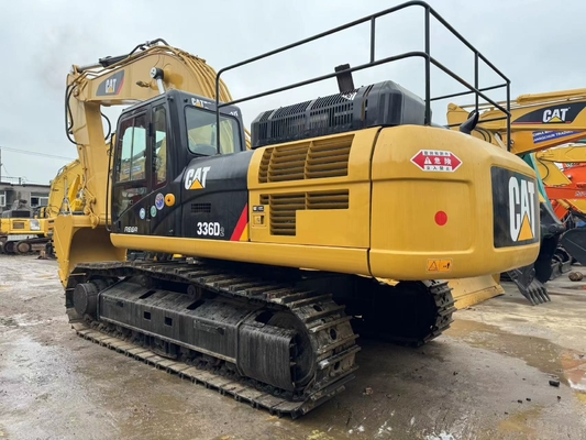 الحفرة اليابانية الأصلية Cat 336D المستخدمة ، حفرة السكة الحديدية Caterpillar مستعملة 36 طن
