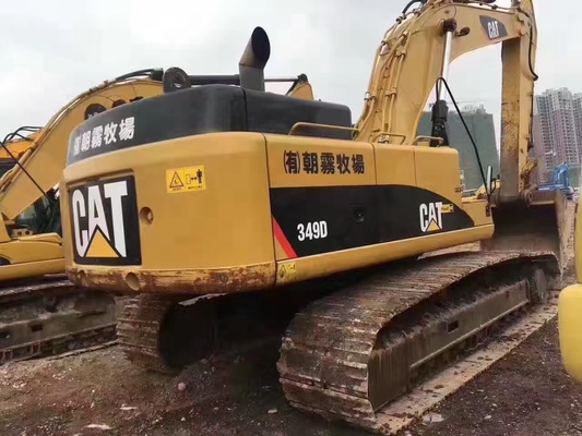 الحفارة اليابانية الأصلية Cat 349D اليد الثانية ، Caterpillar استخدمت حفرة مسار 49 طن