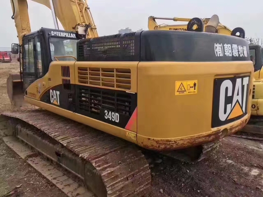 الحفارة اليابانية الأصلية Cat 349D اليد الثانية ، Caterpillar استخدمت حفرة مسار 49 طن