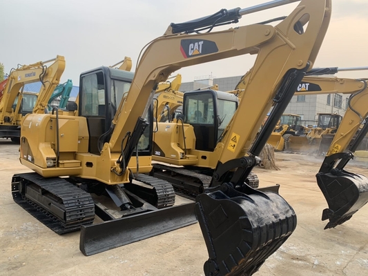اليابان الأصلية Cat 306D اليد الثانية الحفرة الهيدروليكية الزحفية ، كاتربيلر استخدمت حفرة المسار 6 طن