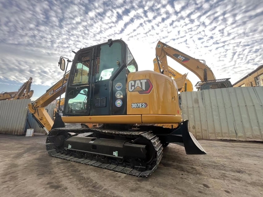 الحفرة اليابانية الأصلية Cat 307E المستخدمة ، حفرة السكة الحديدية Caterpillar مستعملة 7 طن