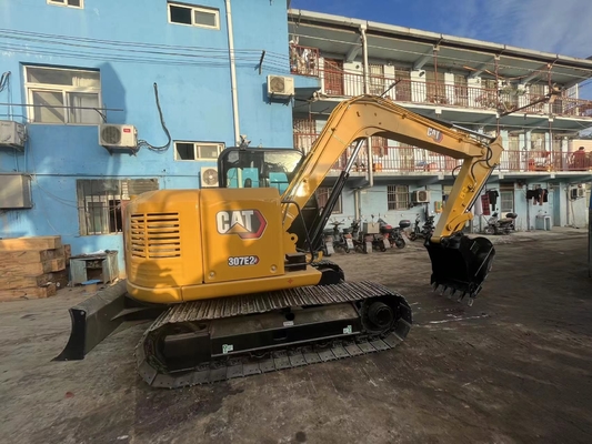 الحفرة اليابانية الأصلية Cat 307E المستخدمة ، حفرة السكة الحديدية Caterpillar مستعملة 7 طن