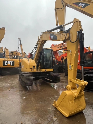 الحفارة اليابانية الأصلية Cat 308D اليد الثانية ، Caterpillar استخدمت حفرة مسار 8 طن