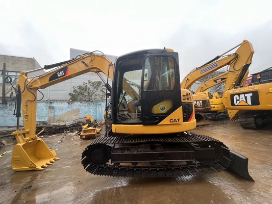 الحفارة اليابانية الأصلية Cat 308D اليد الثانية ، Caterpillar استخدمت حفرة مسار 8 طن