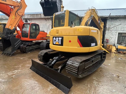 الحفارة اليابانية الأصلية Cat 308D اليد الثانية ، Caterpillar استخدمت حفرة مسار 8 طن