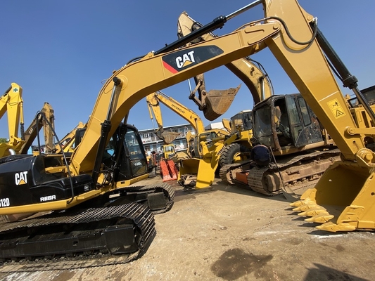 اليابان الأصلية Cat 312D اليد الثانية الحفرة الهيدروليكية الزحفية ، كاتربيلر استخدمت الحفرة مسار 12 طن