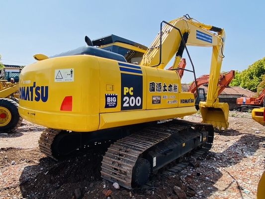 20 طن اليابان الأصلية يد ثانية كوماتسو PC200-7 الحفرة الزحف في البيع