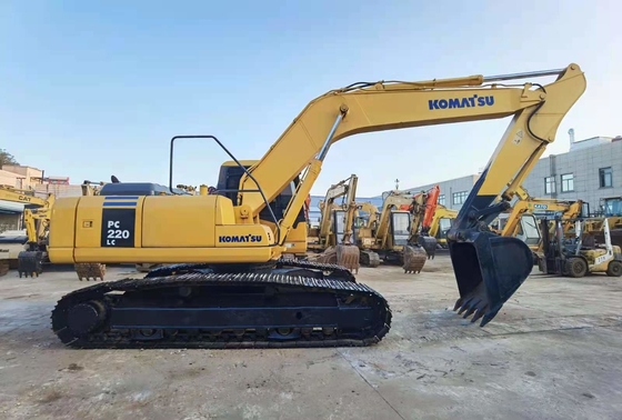 22 طن اليابان الأصلية يد ثانية كوماتسو PC220-7 الحفرة الزحف في البيع