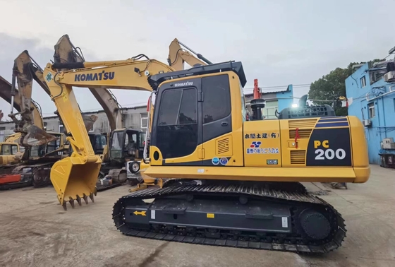 20 طن اليابان الأصلية يد ثانية كوماتسو PC200-8 الحفرة الزحف في البيع