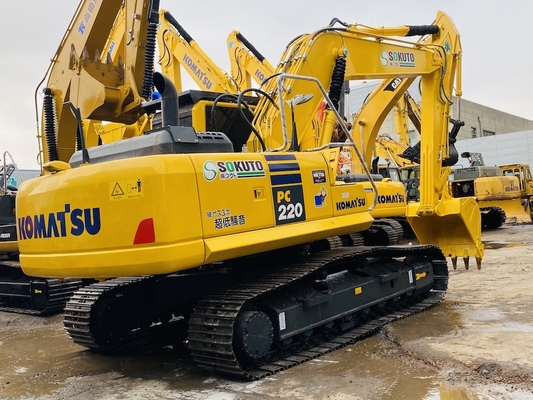 22 طن اليابان الأصلية يد ثانية كوماتسو PC220-8 الحفرة الزحف في البيع
