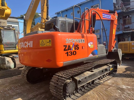 13 طن اليابانية الأصلية مستعملة هيتاشي ZX130 الحفر الزحف مع 66 كيلوواط من طاقة المحرك و 0.52m3 سعة دلو