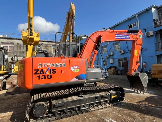 13 طن اليابانية الأصلية مستعملة هيتاشي ZX130 الحفر الزحف مع 66 كيلوواط من طاقة المحرك و 0.52m3 سعة دلو