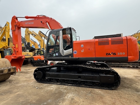 35 طن أصل اليابانية مستعملة هيتاشي ZX350 الحفر الزحف مع 202 كيلوواط من طاقة المحرك
