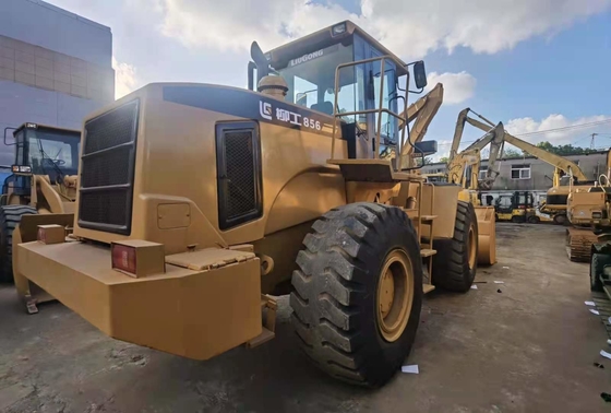 5-6 طن محمول عجلات Liugong CLG856 مستعمل 1.8-4.5 m3 محمول دلو