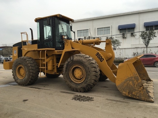5-6 طن محمول عجلات Cat 950G مستعمل 2.9-3.6 م3 محمول دلو