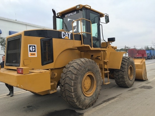 5-6 طن محمول عجلات Cat 950G مستعمل 2.9-3.6 م3 محمول دلو