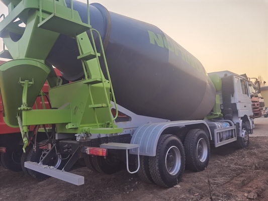 شاحنة خليط الخرسانة SHACMAN F3000 مستعملة 6x4 340HP شاحنة خليط الخرسانة المستعملة