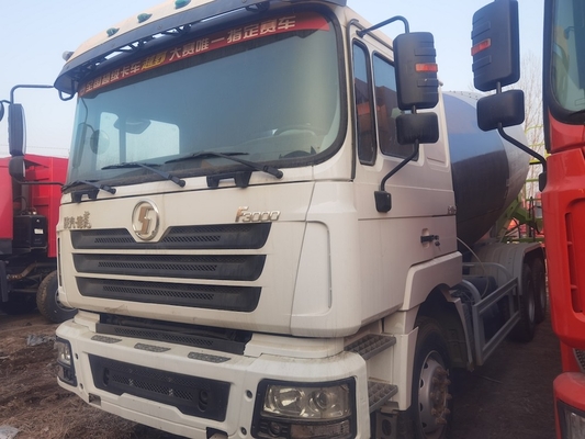 شاحنة خليط الخرسانة SHACMAN F3000 مستعملة 6x4 340HP شاحنة خليط الخرسانة المستعملة