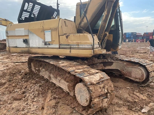 الحفرة اليابانية الأصلية Cat 320b المستخدمة ، حفرة السكة الحديدية Caterpillar المستعملة 20 طن