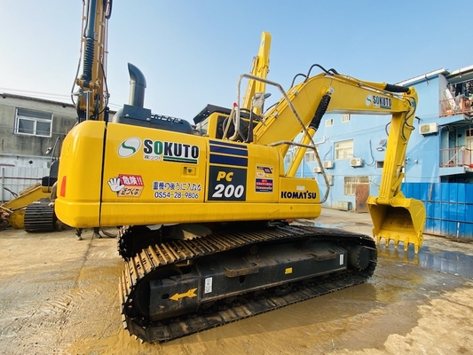 20 طن اليابان الأصلية يد ثانية كوماتسو PC200-8 الحفرة الزحفية المستخدمة في البيع