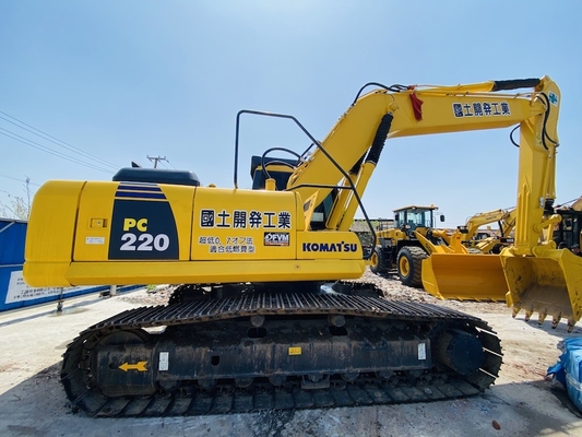 22 طن اليابان الأصلية يد ثانية كوماتسو PC220-7 الحفرة الزحفية المستخدمة في البيع
