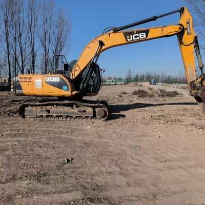 22 طن من اليد الثانية JCB JS220LC الحفرة الزحفية مستخدمة 129 كيلوواط قوة المحرك و 1 M3 سعة دلو