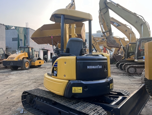 الحفرة المصغرة المستخدمة كوماتسو PC35MR الحفرة الزحفية الحفرة المستخدمة آلات البناء