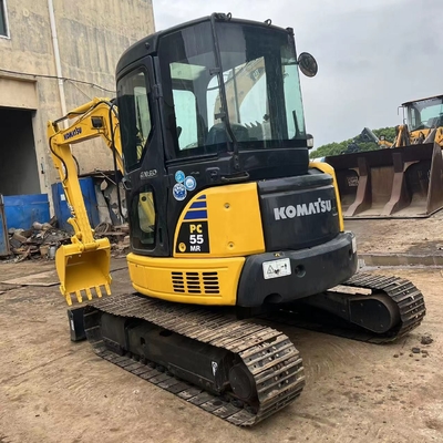 5 طن الحفرة المصغرة الأصلية المستخدمة كوماتسو PC55MR-2 PC50MR-2 الحفرة الزحفية الحفرة المستخدمة آلات البناء