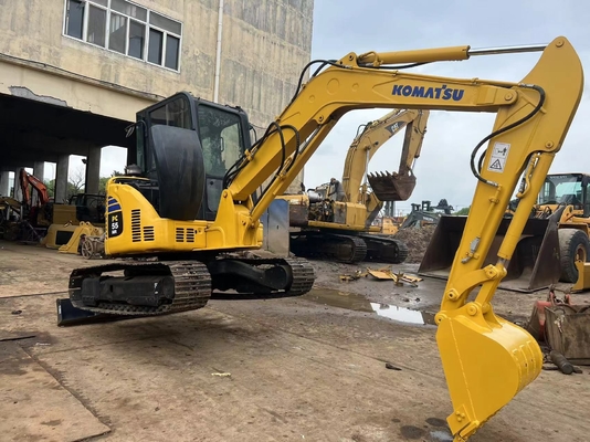 5 طن الحفرة المصغرة الأصلية المستخدمة كوماتسو PC55MR-2 PC50MR-2 الحفرة الزحفية الحفرة المستخدمة آلات البناء