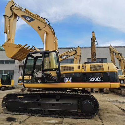 CAT 330C حفرة الزحف المستعملة 30 طن أصل اليابان حفرة اليرقة المستعملة CAT 330B 330C 330D