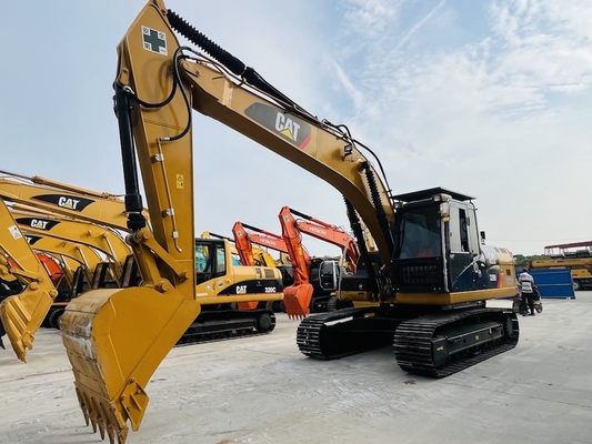 100% اليابانية المصنوعة CAT 320D2 حفرة كاتربيلر مستعملة حفرة هيدروليكية