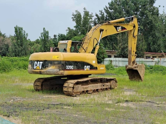 الحفرة الأصلية CAT 320C المستخدمة 20 طن حفرة CAT اليد الثانية مع محرك CAT 3066ATAAC