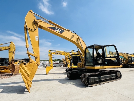 CAT 320C الحفرة الزحفية المستعملة مع الحفرة العميقة القصوى من 6550mm ونموذج المحرك CAT 3066