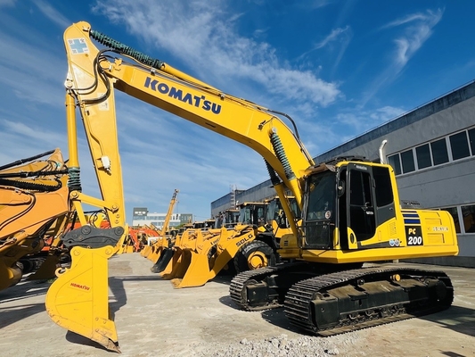 20 طن 100% يد ثانية كوماتسو PC200-8 الحفرة الزحفية المستخدمة الحفرة الأصلية اليابان كوماتسو SAA6D107E-1