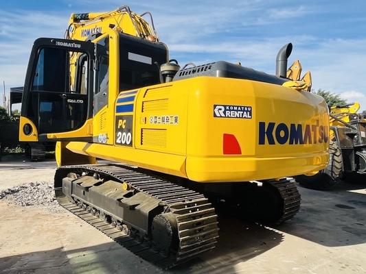 20 طن 100% يد ثانية كوماتسو PC200-8 الحفرة الزحفية المستخدمة الحفرة الأصلية اليابان كوماتسو SAA6D107E-1