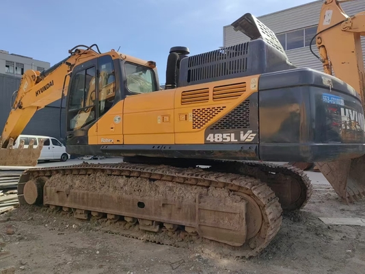 48 طن أصل يد ثانية هيونداي R485LVS الحفرة الزحفية هيونداي Digger المستخدمة للبيع
