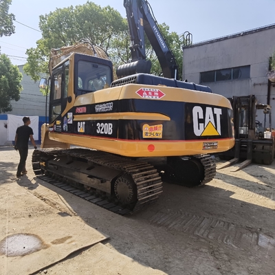 الحفرة الأصلية CAT 320B المستخدمة ، كاتربيلر استخدمت حفرة الزحف 20 طن مع محرك كاتربيلر CAT 3066T