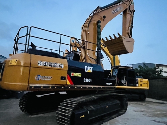 الحفرة الأصلية CAT 336D اليد الثانية ، كاتربيلر الحفرة الزحفية المستعملة 36 طن معدات البناء