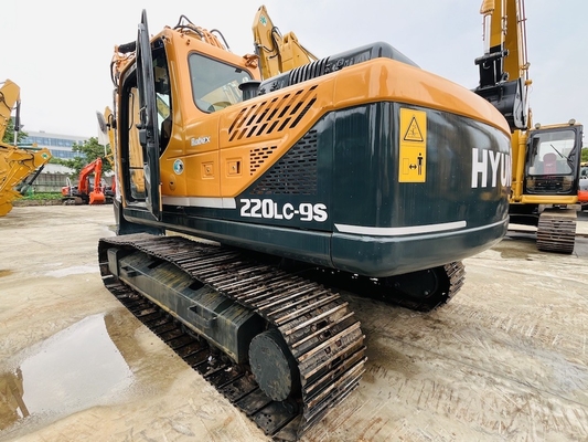 22 طن هيونداي Digger المستخدمة الأصلية هيونداي R220LC-9S الحفر الزحفية