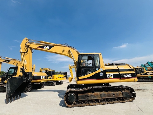 اليابان الأصلية CAT 320BL الحفرة اليد ثانية ، 20 طن كاتربيلر مستعمل كراولر حفرة CAT 3066T المحرك